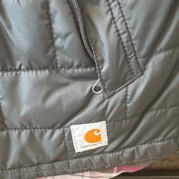 Carhartt Men's Charcoal Quilted Vest - Picture 2 of 4